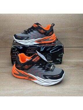 Skechers® S-Lights: Flex-Glow Ultra Kids 12 Boys Lightweight Sneakers Light up